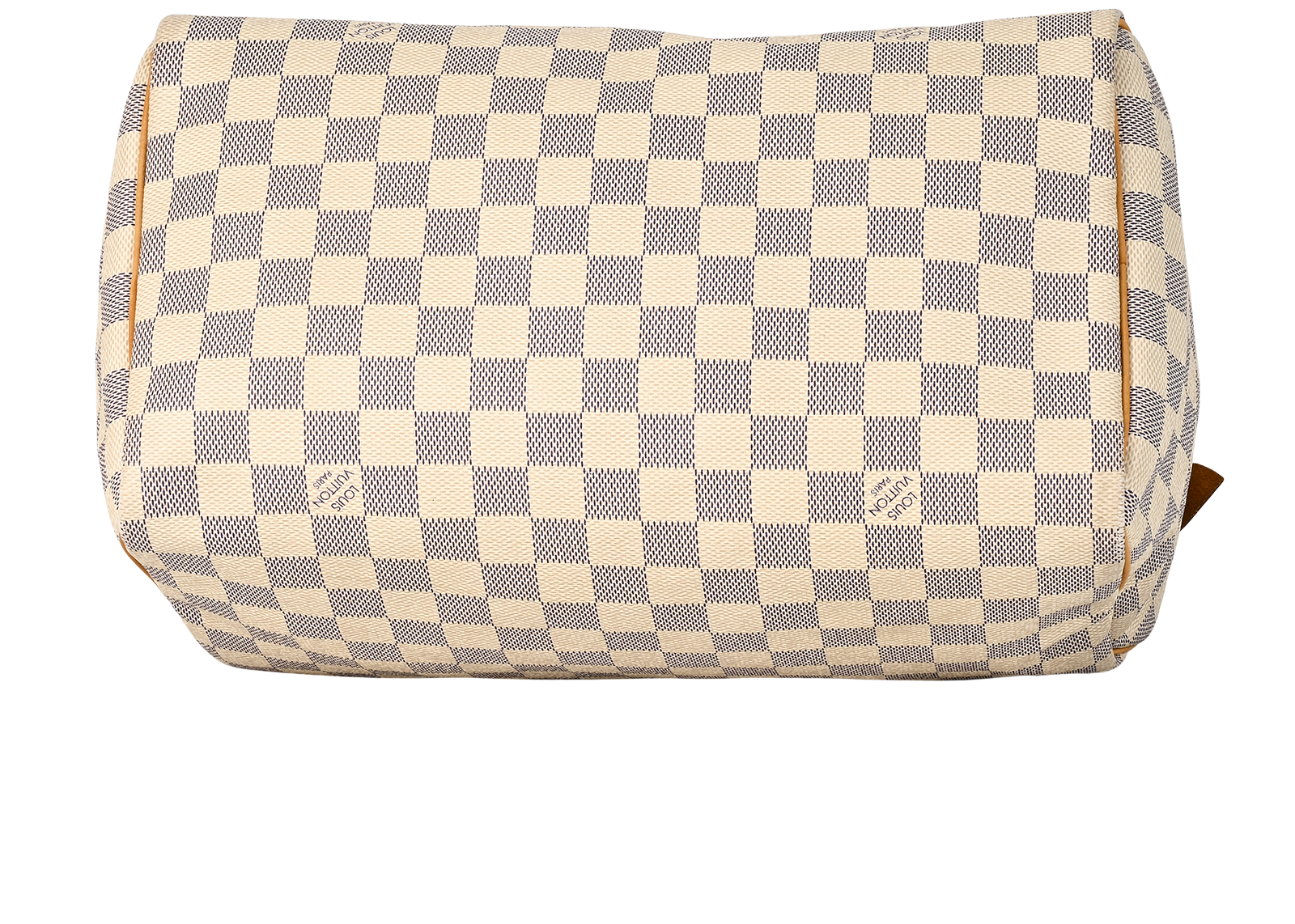 Speedy 30, &pound;640, Handbags, Blue/White, Canvas, Top view